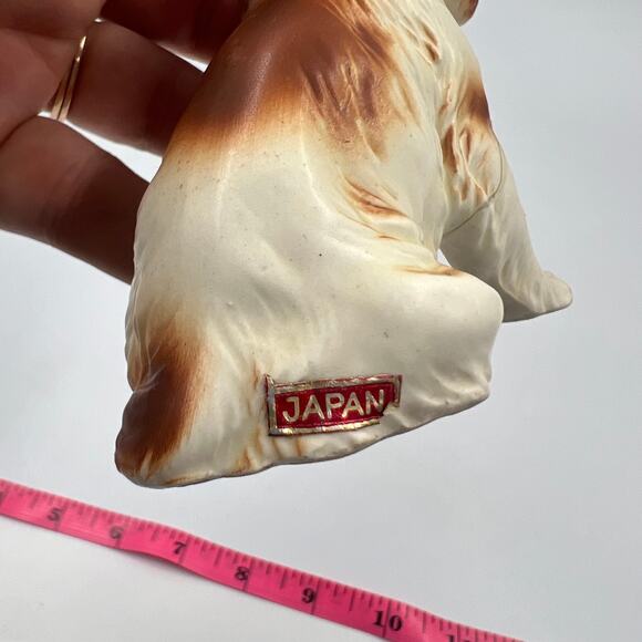 Vintage Cocker Cavalier Spaniel Made In Japan Bone China Figurine GLUED LEG - Picture 8 of 9